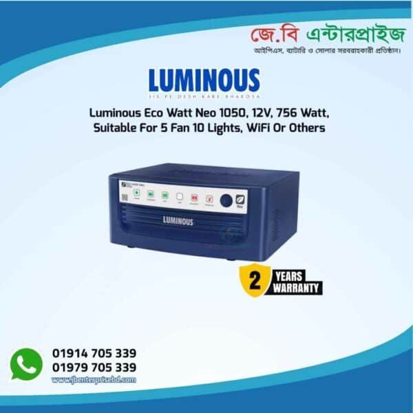 luminous ips eco watt 1050