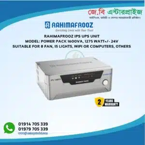 Rahimafrooz Ips Power Pack 1600va 1275 Watt 24v
